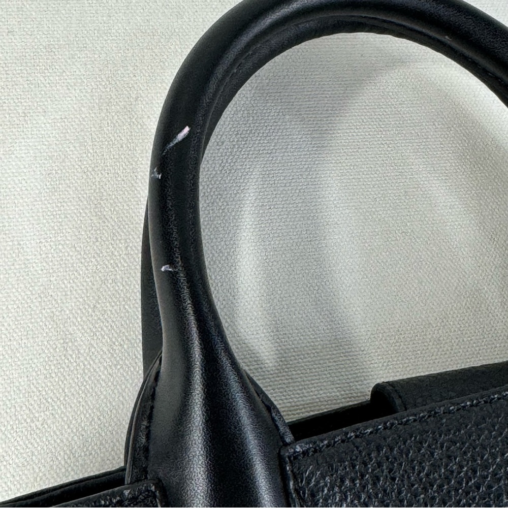 Kate Spade New York Flynn Street Small Meriwether Satchel Black Leather WKRU5488 - Picture 10 of 14